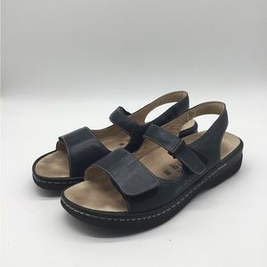 Mephisto Mobils Ergonomic Navy Sandals